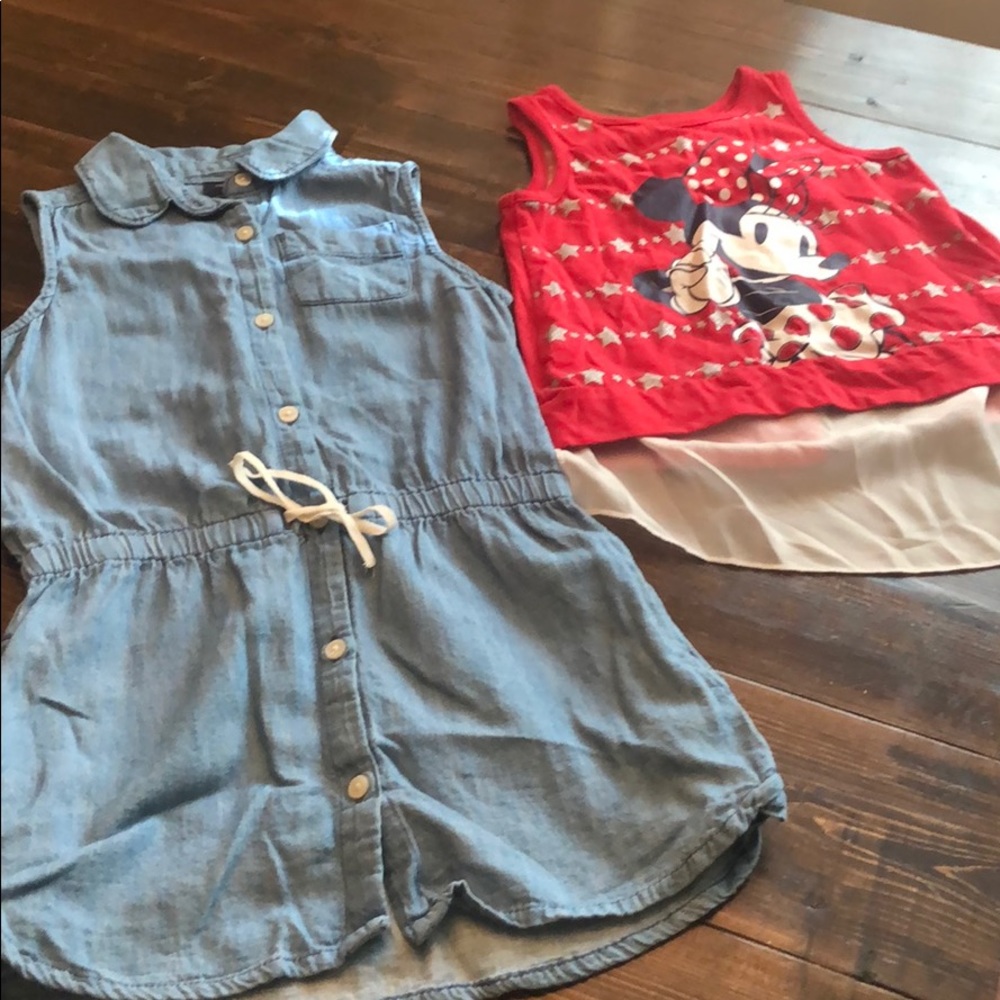 Girl dress and top